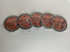 HARLEY DAVIDSON VINTAGE OIL COASTERS 5 Packs, 3 Coasters Per Pack picture