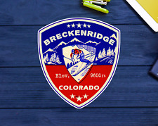 Breckenridge Colorado Skiing Vinyl Sticker Decal 3.25