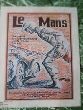 1961 Du Mans 24 Hours Antique Canvas Printed Poster Aco Edition   picture