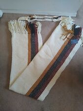 Native American Hand Woven Traditional Striped Blanket With Matching Headband picture