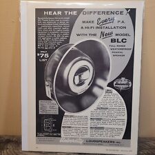 VTG 1955 Magazine Ad UNIVERSITY Model BLC Stereo Speaker White Plains, NY 8