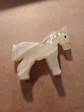 Vintage Type Case Size Miniature Carved Stone Horse Figure Figurine  picture