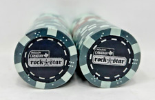 50 Molson Canadian Rock Star Poker Chips New Sealed 26 Green 12 Red & 12 White picture