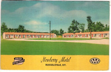 LINEN Postcard      NEWBERRY MOTEL  -  RUSSELLVILLE, KENTUCKY picture