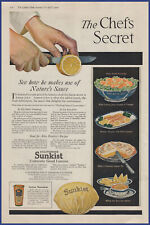 Vintage 1919 SUNKIST Lemons California Fruit Growers Exchange Ephemera Print Ad picture