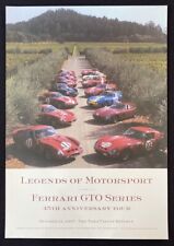 FERRARI 250 GTO 45th Anniversary Poster Napa 2007 Legends of Motorsport picture
