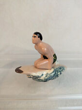 1951 Herman's Vintage RARE Salt and Pepper Shakers, Surfer & Surfboard picture