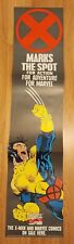 Rare Marvel Comics Retailer Promo Poster ~ X Marks the Spot ~ Wolverine X-Men picture
