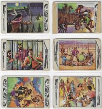 1954 BOWMAN FRONTIER DAYS, LOT OF SIX DIFFERENT, LOW GRADE