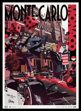 2023 Monaco Grand Prix Alfa Romeo Formula 1 Zhou Bottas LtEd200 Poster Jalcalara picture