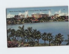 Postcard Skyline Across Mirror Lake St. Petersburg Florida USA picture