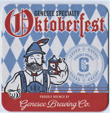 Genesee Specialty Oktoberfest  Beer Coaster Genesee Brewing Co Rochester NY picture