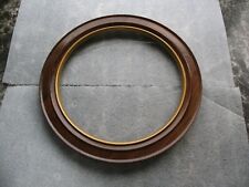 BARD'S ROUND WOOD PLATE FRAME, FOR LARGE COLLECTOR PLATE picture