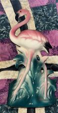 MCM 1950s California Pottery Pink Flamingo Planter (See Photos) picture