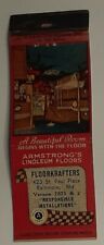 Matchbook Cover - Floorkrafters, Baltimore MD - Armstrong's Linoleum Floors picture