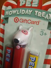 Pez Dispenser 2013 Target Gift Card Exclusive Howliday Treats Bullseye Spot Dog picture