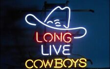 New Hat Long Live Cowboy Neon Sign 20