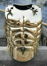18 Gauge Brass Medieval Roman Greek Muscle Armor Handmade Jurassic Breastplate picture