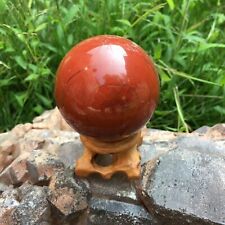 100-200g Natural red jasper quartz sphere crystal ball healing +stand 48-52mm1pc picture