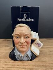 ROYAL DOULTON 'THE FIGURE COLLECTOR' D7156 MEDIUM CHARACTER JUG - RDICC - SIGNED picture