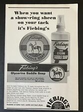 1973  Fiebing's Glycerine Saddle Soap Milwaukee Wisconsin Vintage Print Ad picture