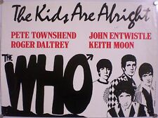 The Who–Original Poster – the Kids Are Alright- Rare – France - Poster - 1979 picture
