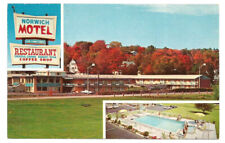 Norwichtown CT Postcard Connecticut Norwich Motel picture