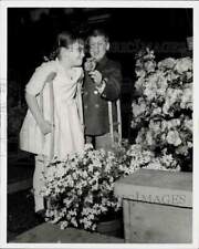 1968 Press Photo Massachusetts Easter Seal children visit show at Suffolk Downs picture