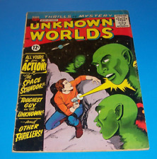 Unknown Worlds #34 -(1964)- Alien Cover - Silver Age - ACG Comics - VG + 4.5 picture