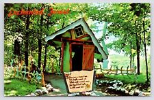 c1960s~Enchanted Forest~Theme Park~Crooked Man House~Old Forge New York~Postcard picture