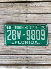 Vintage Pasco County Original 1969-70 Florida License Plate picture