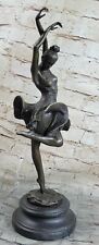 French Bronze Ballet Dancer Statue Degas Ballerina Sculpture HandCrafted Statue picture