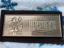 Vintage HERSHEY'S 100th Anniversary Gold Chocolate Car Paperweight 1894-1994 picture