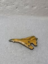 B-1B Lancer bomber Pin US Airforce Airplane Lapel Vintage Rockwell Rubber Back picture