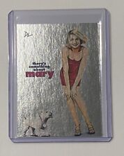There’s Something About Mary Platinum Plated Artist Signed Trading Card 1/1 picture
