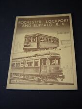 1908- 1931 Rochester Lockport And Buffalo R.R. Book 1963 Street Cars picture