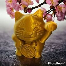 Mini Golden Lucky Cat Statue picture