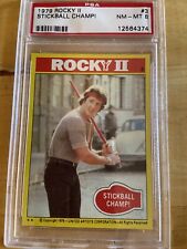 1979 Rocky 2 Psa 8 NM-Mint Graded Card lot. Low Pop picture