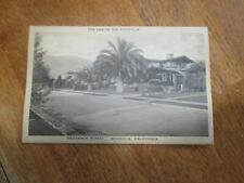 Monrovia California ..  Residence Street Unposted Postcard B&W White Border picture