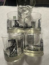 STL Set Of 5 Fruin Colnon St. Louis skyline whiskey glasses picture
