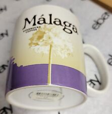 2015 STARBUCKS Coffee Mug MALAGA Icon 16 oz MIT w SKU, Discontinued Spain picture