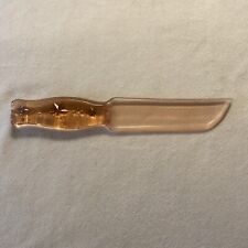 Vitex Pink Depression Glass Fruit And Cake Knife Sharp Edge picture