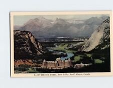 Postcard Banff Springs Hotel Bow Valley Alberta Canada picture