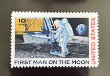 Apollo 11 - First Man on the Moon - Mint Condition U.S. Postage Stamp - 1969 picture