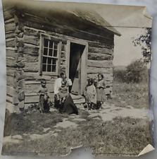 1904 Onondaga NY Native American Reservation Photo / Mom & 4 Children picture