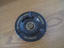 Vintage The Ambassador Hotel Ashtray RFK Assassination Los Angeles 22 KT Gold picture