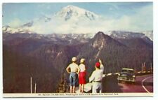 Mt. Rainier Vintage Postcard Washington picture