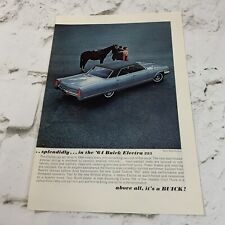 Vintage 1963 Advertising Art Print Ad ‘Splendidly… In The ‘64 Buick Electra’ picture