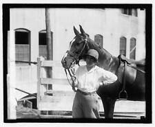 Photo:Miss Dorothy Fell,4/21/27,Horse,1927,Equestrian picture