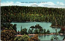 Postcard Rainy Lake, International Falls, MN picture